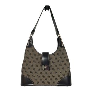 Dooney and Bourke signature logo black/gray purse